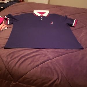 XL Nautica pull over casual shirts